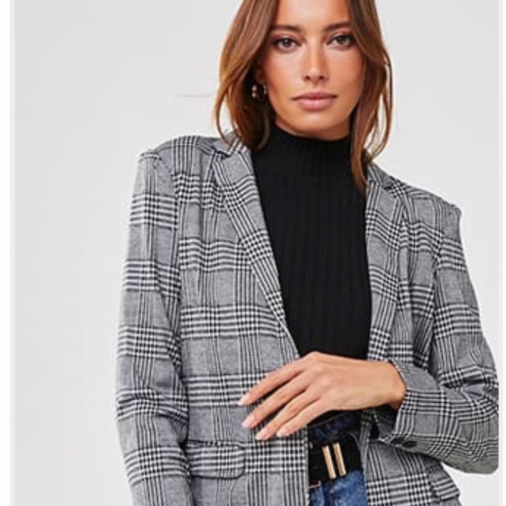 Plaid blazer